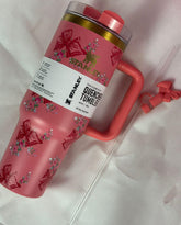 40 Oz Stanley X Coquette Tumbler Providing Durable Quality Comfortable Use Everyday Hydration Support - 1.18 Liter