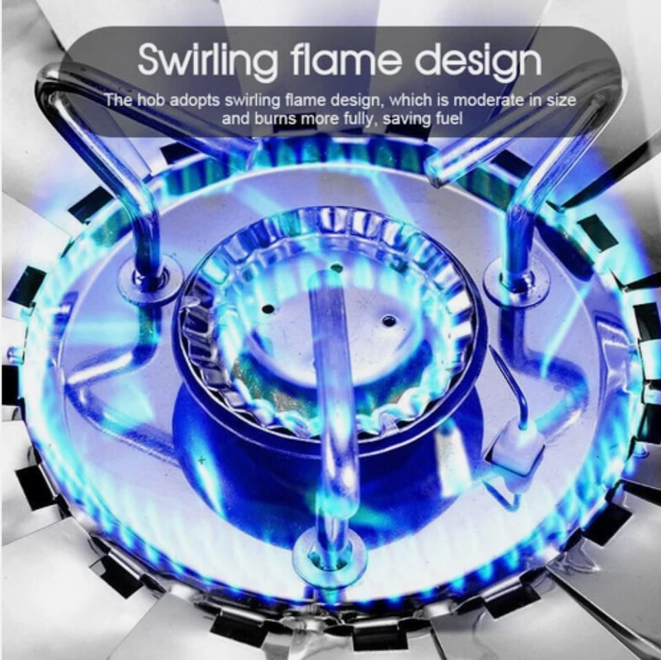 Portable Camping Mini Gas Stove Durable Construction Smooth Finish Easy Use Comfortable Handling For Outdoor Cooking Travel And Daily Utility