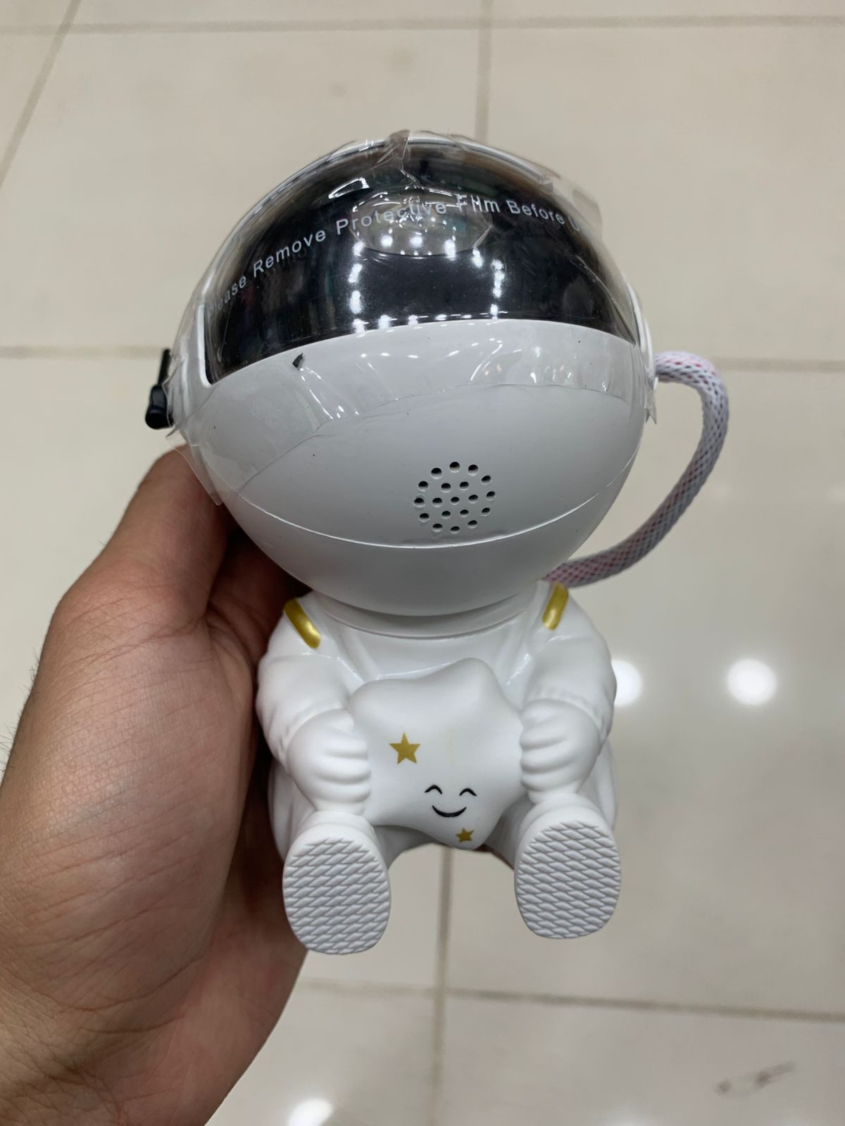 Astronaut Starry Sky Galaxy Projector Rotating Nebula Night Light with Remote Control