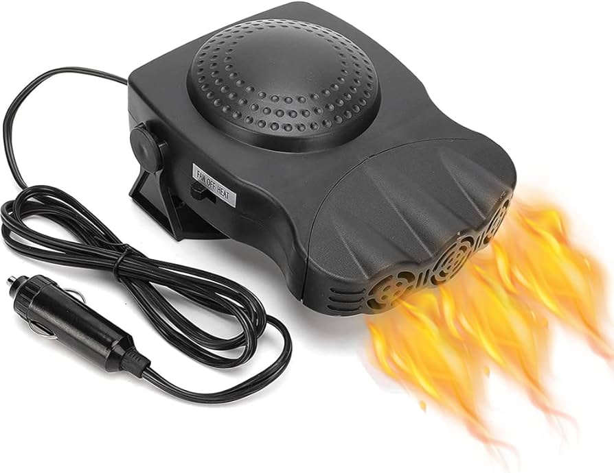 Aeroterma Ventilator 12V Car Heater And Window Defroster 200W – Portable Heating And Cooling Fan For Fast Defrosting And Comfortable Driving