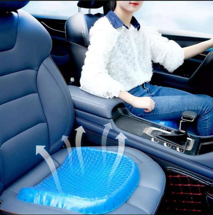 Non Slip Egg Sitter Gel Seat Cushion Soft Sitting Support Pad Cushion for Car and Office Chair Seat